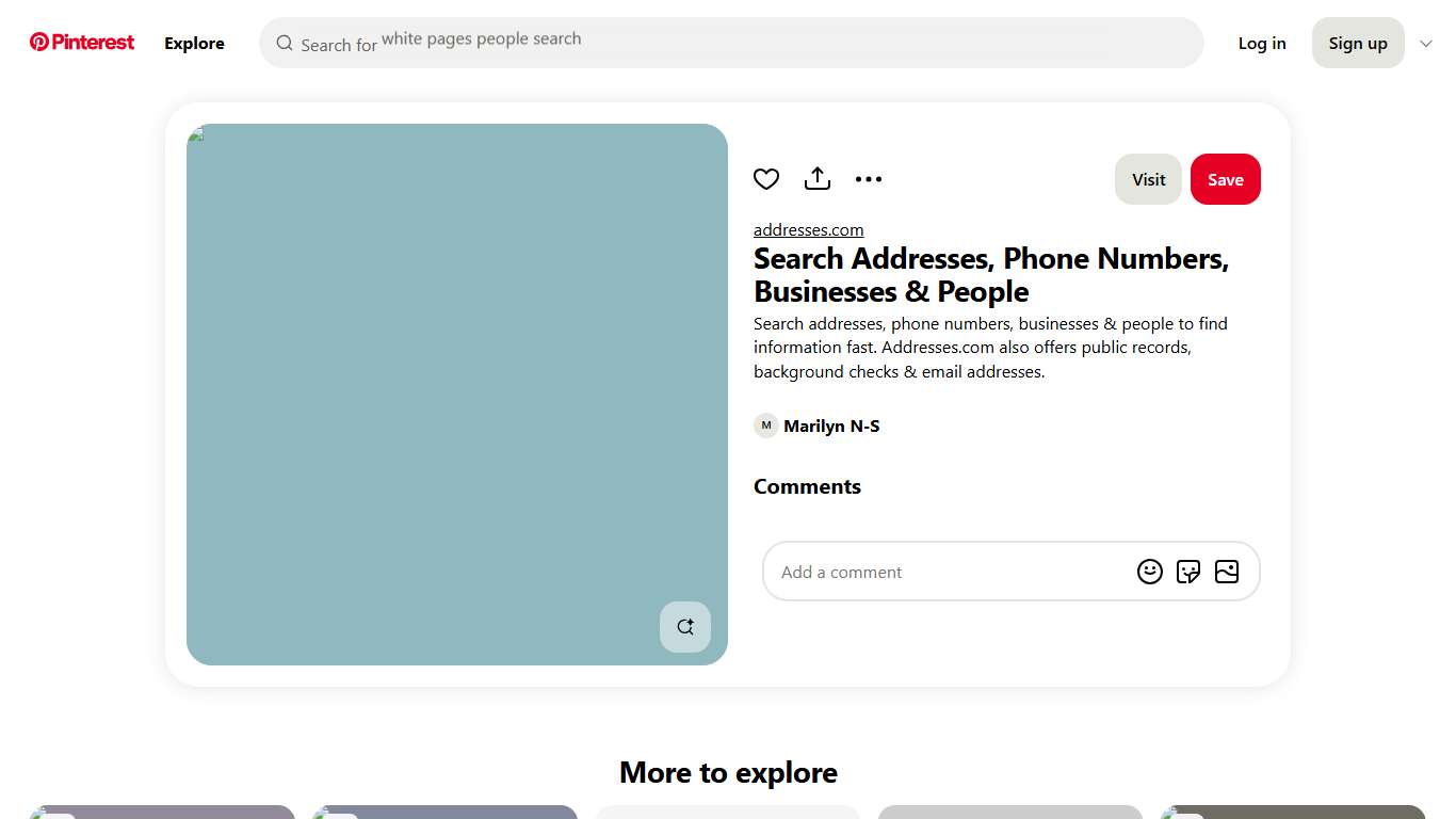 Search Addresses, Phone Numbers, Businesses & People